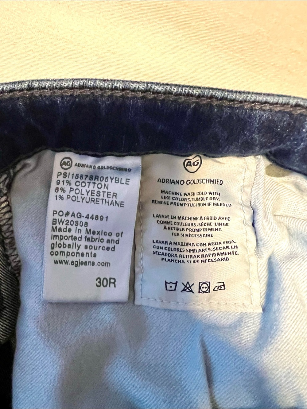 AG Adriano Goldschmied The Prima Cigarette Crop Jeans, Size 30 - Picture 10 of 15